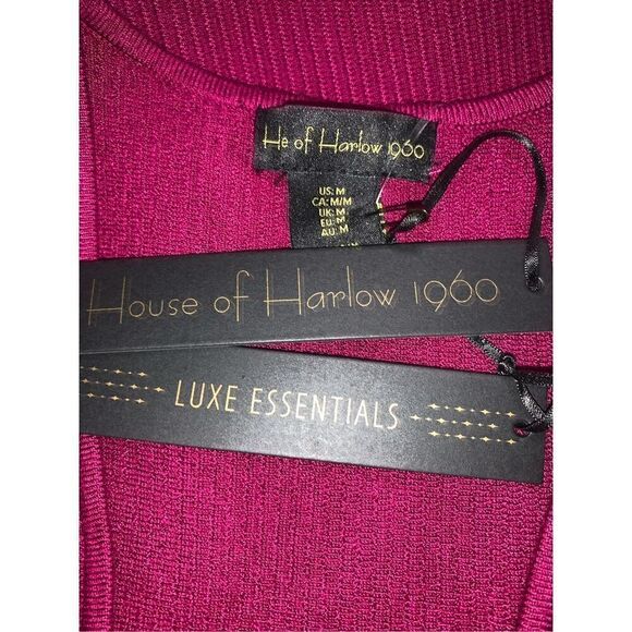 House of Harlow 1960 Deep V-neck Bodycon Dress - Picture 5 of 6